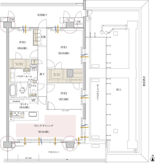 プレミスト京都 松ケ崎 間取り IM type
