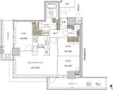 プレミストタワー千里丘 間取り S-P TYPE