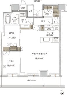 プレミストタワー千里丘 間取り P-F TYPE PLAN SELECT