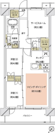 （仮称）南砂町駅前プロジェクト 間取り P-C TYPE