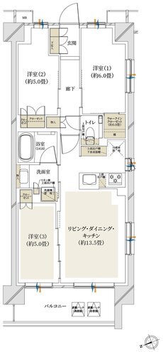 クレストプライムシティ南砂 間取り M-A1 type【第3期1次】