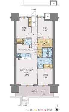 アルファステイツ小田原 間取り Cg TYPE