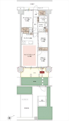 アルファステイツ市川下総中山 間取り Gg type