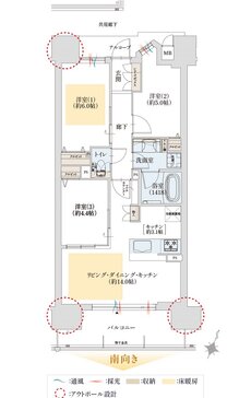 グランドパレス近江八幡 間取り D type