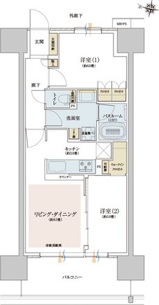 ザ・ライオンズ西九条 間取り G2 type