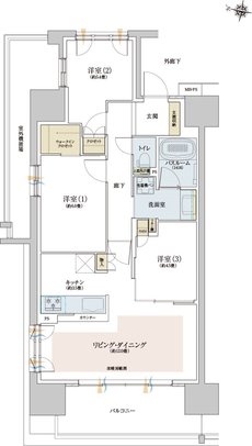 ザ・ライオンズ西九条 間取り A2 type