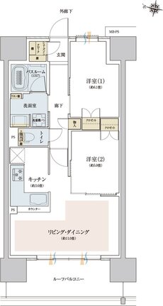 ザ・ライオンズ西九条 間取り I1 type