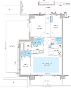 レーベン和光 THE GRANDE 間取り BDr type