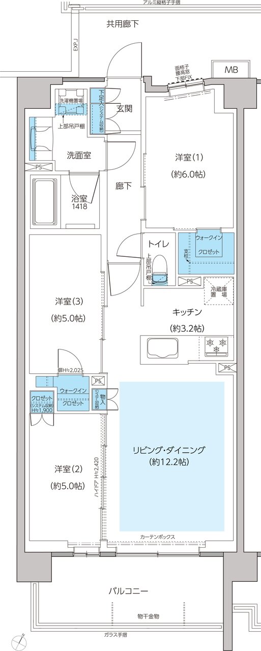 レーベン和光 THE GRANDE 間取り CD type