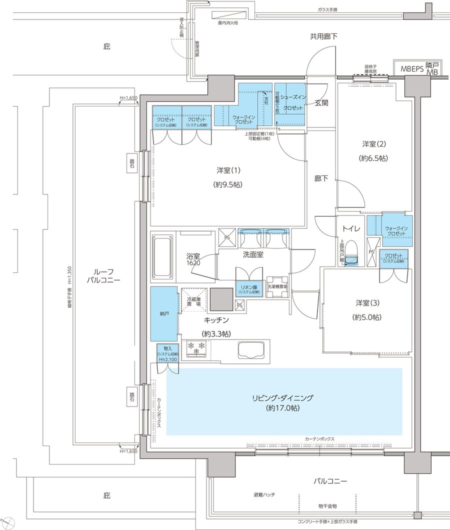 レーベン和光 THE GRANDE 間取り ECr type