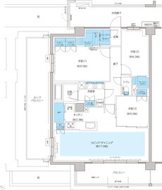 レーベン和光 THE GRANDE 間取り ECr type