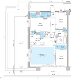 レーベン和光 THE GRANDE 間取り EEr type