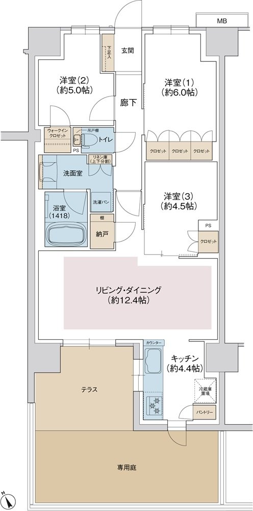 ジェイグラン羽衣 間取り Ig type