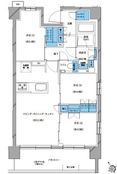 プレシス戸田公園ヴェルデ 間取り Jタイプ