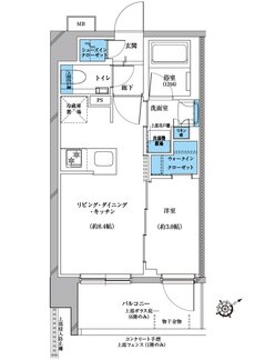 プレシス戸田公園ヴェルデ 間取り Kタイプ
