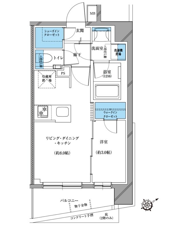プレシス戸田公園ヴェルデ 間取り Nタイプ