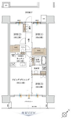 ザ・ミッドシティ盛岡駅西通 間取り G type