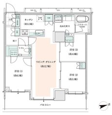 アトラスタワー小平小川 間取り G2タイプ