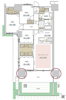 ルネ柏ディアパーク 間取り B1g type
