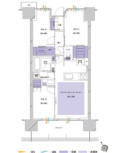 プレシス蓮田ステーションフロント 間取り A4タイプ