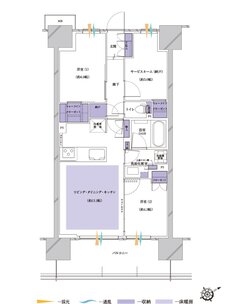 プレシス蓮田ステーションフロント 間取り B4タイプ