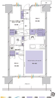 プレシス蓮田ステーションフロント 間取り A5タイプ
