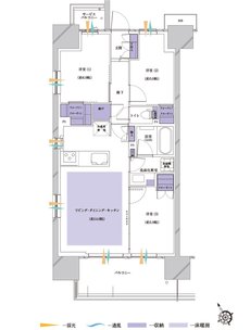 プレシス蓮田ステーションフロント 間取り A1タイプ