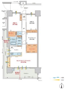 ヴェルディ・ザ・タワー野田 間取り A type menu4（2～13階）