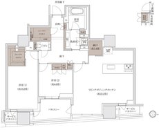 ブランズタワー大阪梅田 間取り S-C TYPE