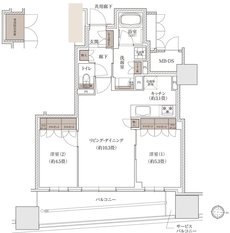 ブランズタワー大阪梅田 間取り C TYPE