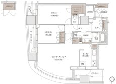 ブランズタワー大阪梅田 間取り Q' TYPE
