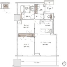 ブランズタワー大阪梅田 間取り S TYPE