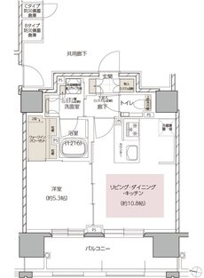 レ・ジェイド札幌大通ザ・タワー 間取り Cタイプ