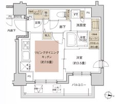 デュオヒルズ札幌ネクスティア 間取り Kタイプ(先着順)