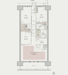 ローレルコート赤池 間取り I type