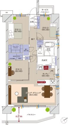 ツクミラ 間取り L TYPE
