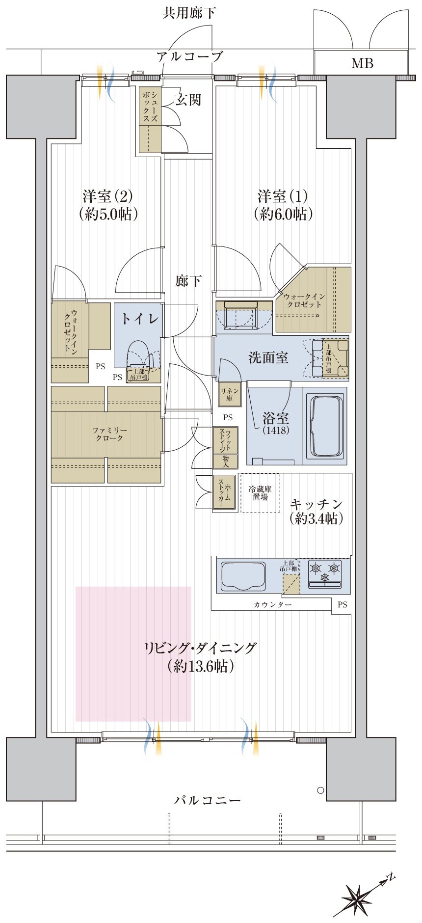 メイツ熊取駅前 間取り D type［MENU2］