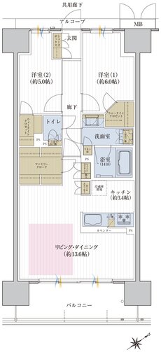 メイツ熊取駅前 間取り D type［MENU2］