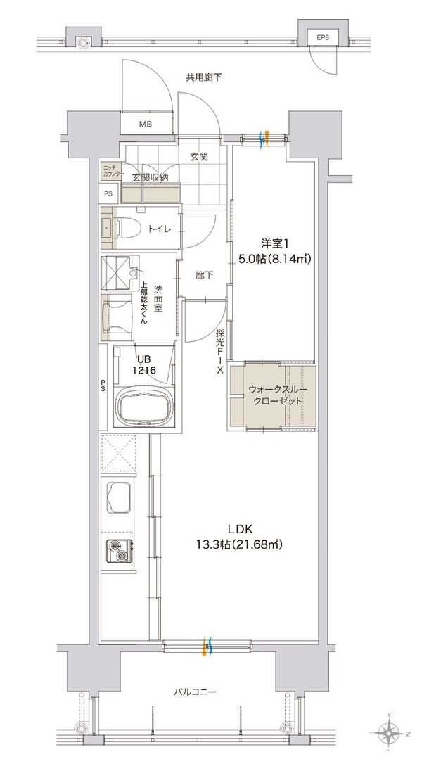 グリーンヒル金池ミッドタウンプレミアム 間取り C type