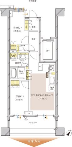 ブランズ中央林間 間取り S-C type