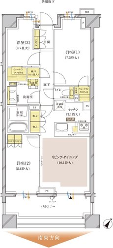 ブランズ中央林間 間取り S-D type
