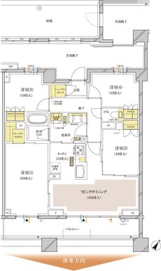 ブランズ中央林間 間取り S-X type