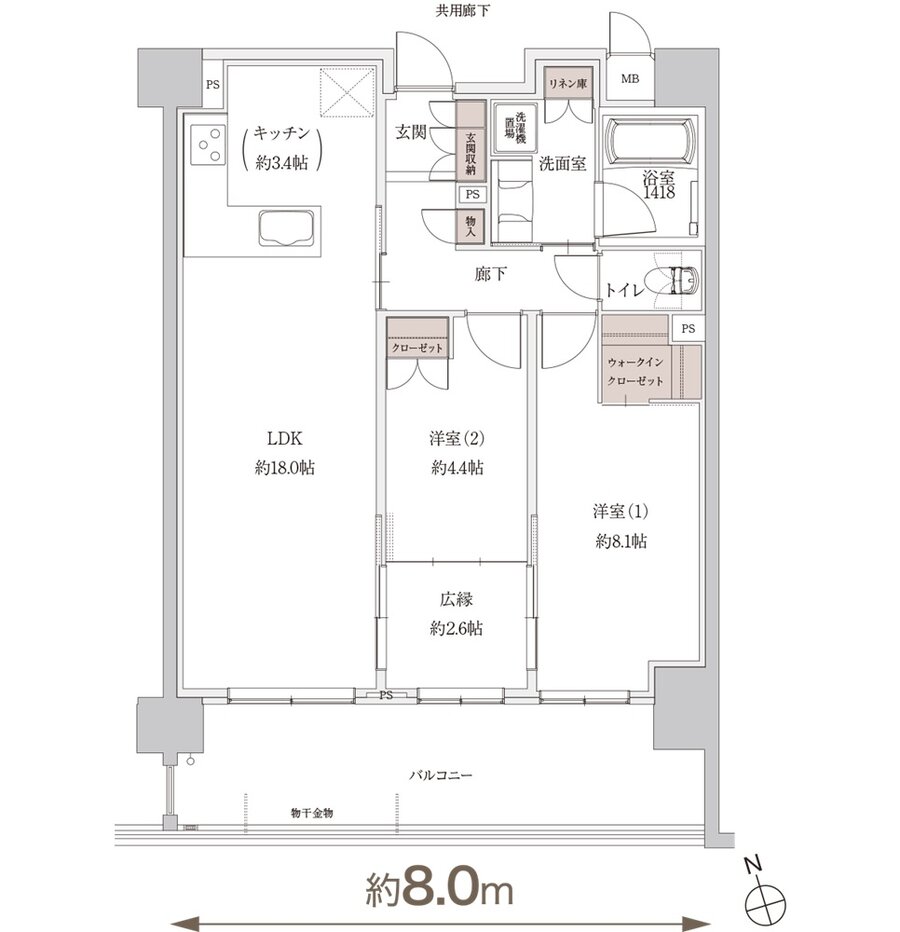 Tステージ豊田浄水 間取り C type