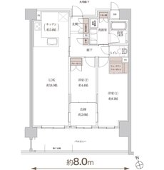 Tステージ豊田浄水 間取り C type