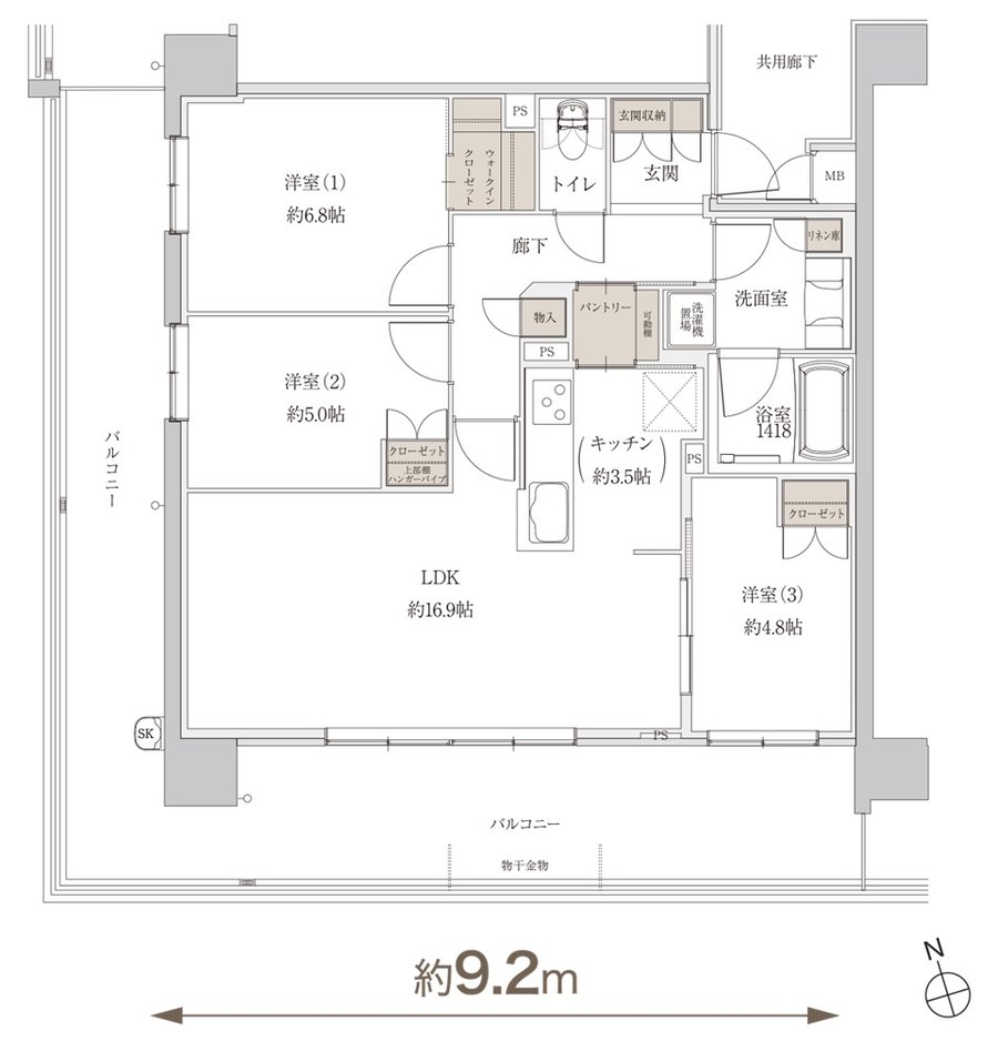 Tステージ豊田浄水 間取り A type