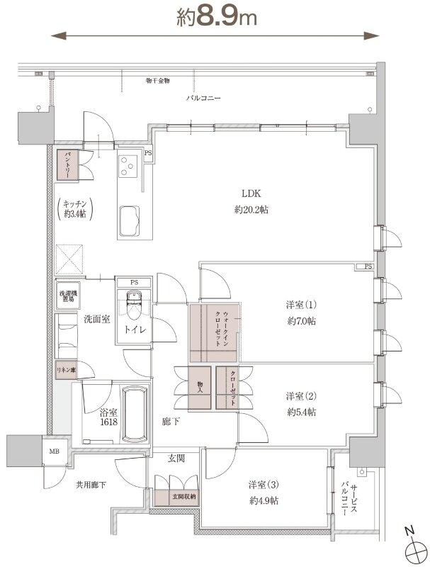 Tステージ豊田浄水 間取り F type