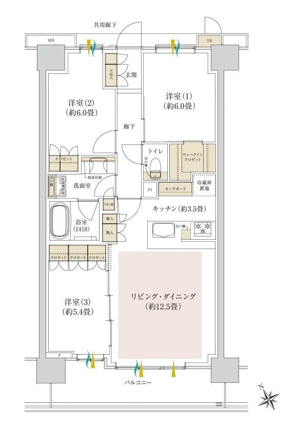 Brillia(ブリリア) Tower 千葉 間取り G type