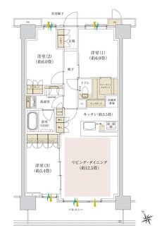 Brillia(ブリリア) Tower 千葉 間取り G type