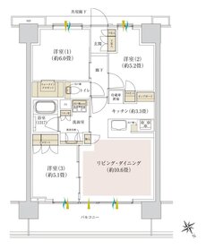 Brillia(ブリリア) Tower 千葉 間取り R type