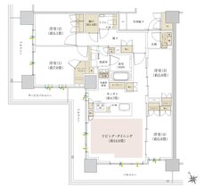 Brillia(ブリリア) Tower 千葉 間取り A type